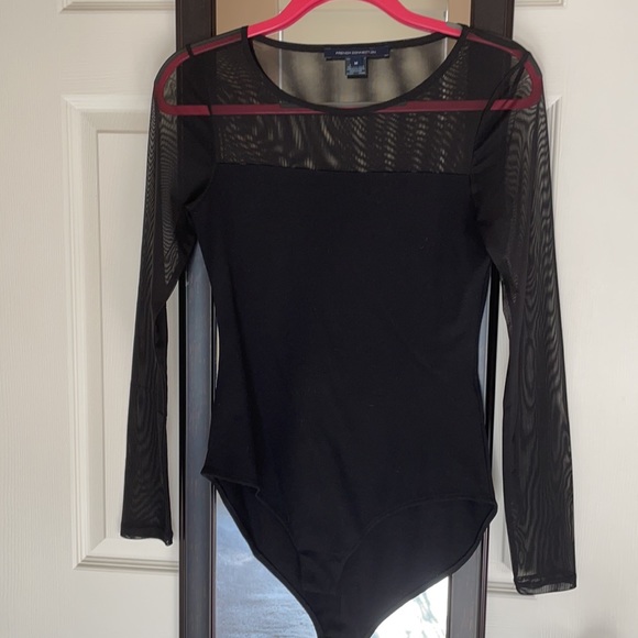 French Connection Allie Mesh Bodysuit - Picture 3 of 7